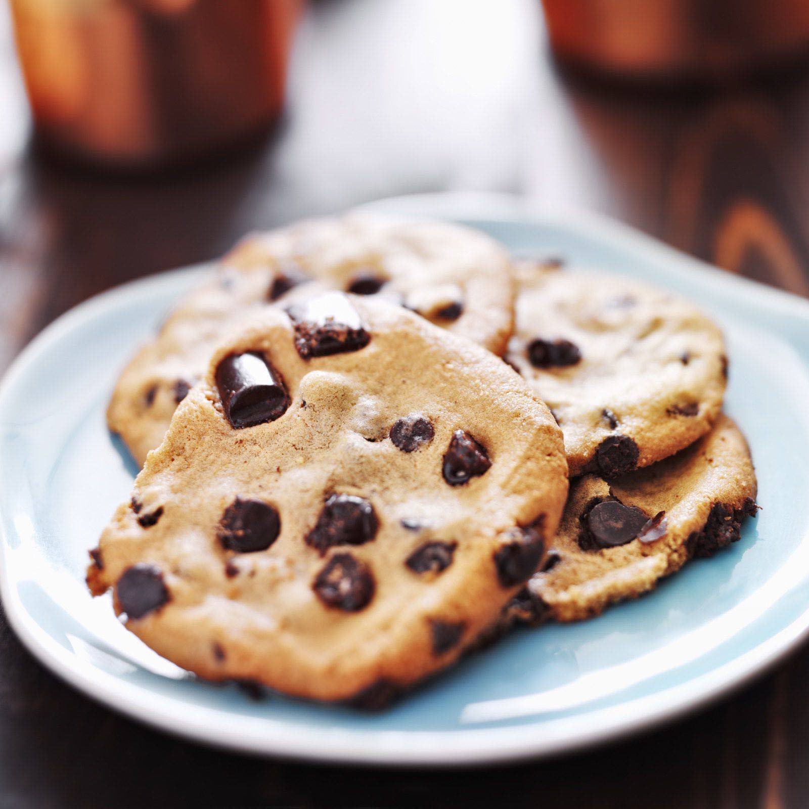 Galletas con chispas de chocolate fáciles de preparar